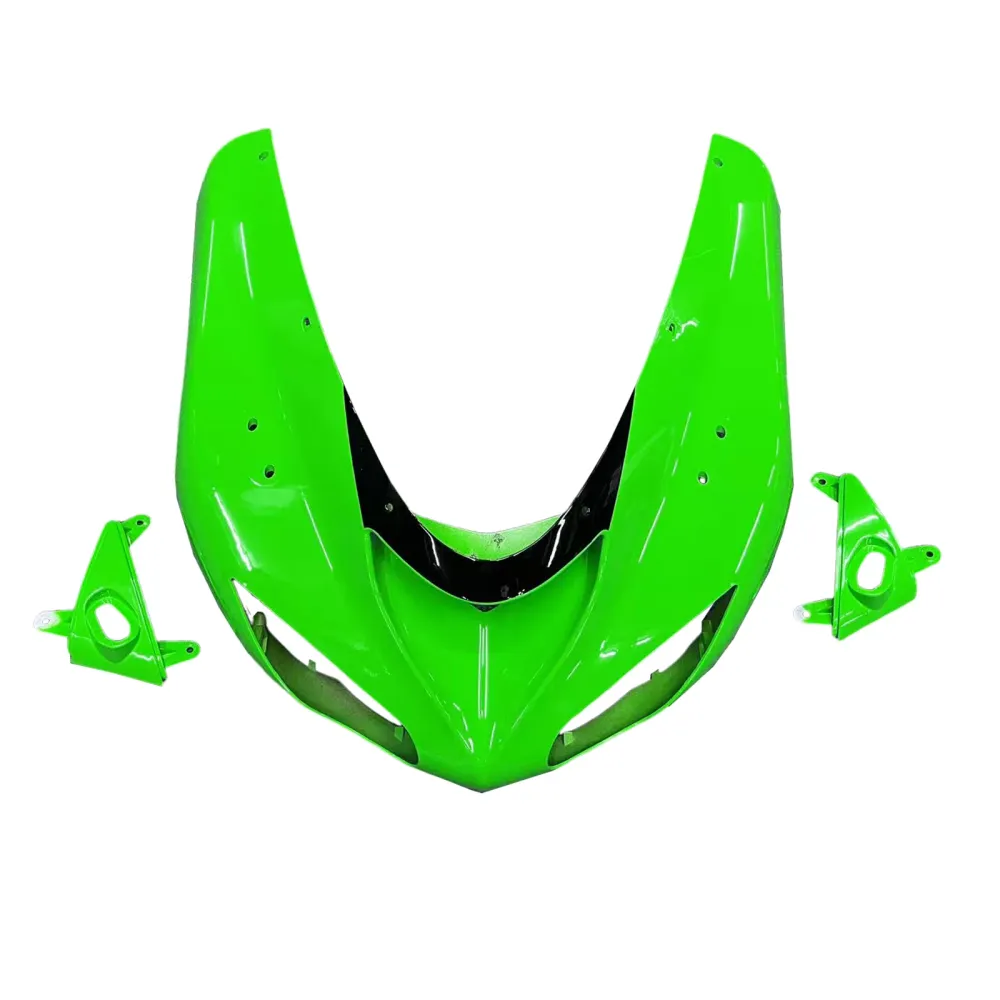 Amotopart 2006-2007 Kawasaki ZX10r Fairing Green Style3 Kit