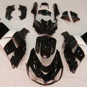 Amotopart 2006-2011 Kawasaki ZX14R Zwart met witte logo's kuipkit