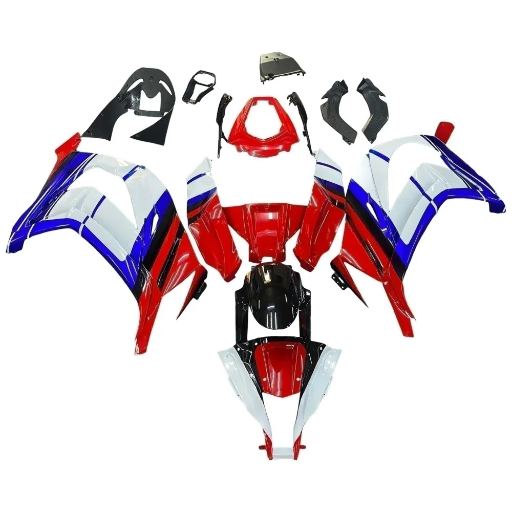 Amotopart 2011-2015 Kawasaki ZX10R Kuip Blauw&Red Kit