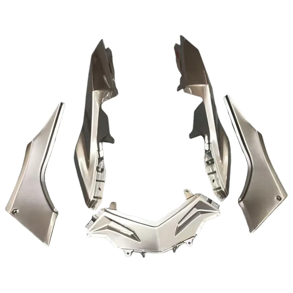 Amotopart 2013-2024 Kawasaki EX300/Ninja300 Gray & Black Fairing Kit