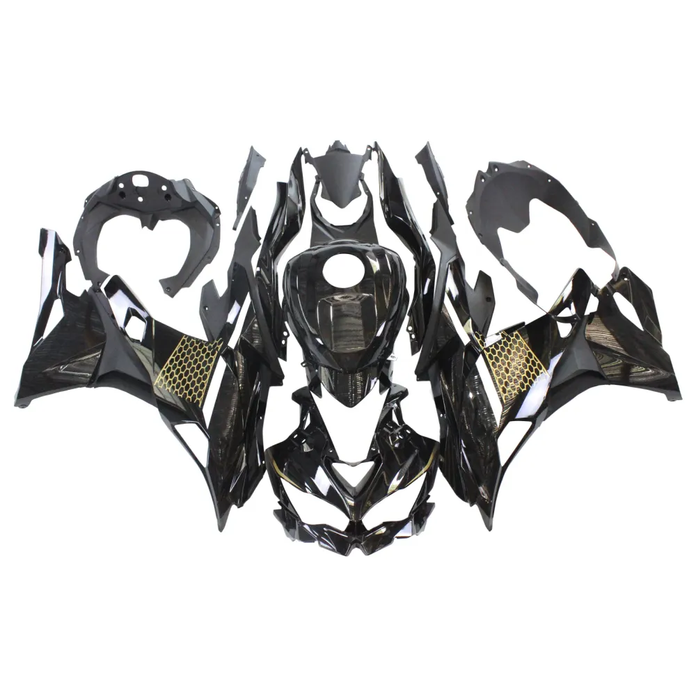 Amotopart 2019-2026 Kawasaki Ninja ZX25R ZX4R ZX4RR zwarte kuipset