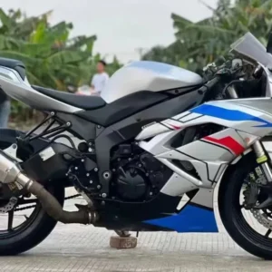 AMOTOPART KAWASAKI 2009-2012 ZX6R 636 BLAUWE & WITE KUIST KIT