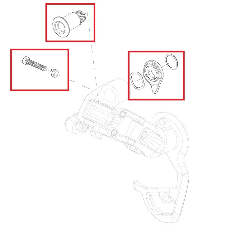 KIt SRAM RED Derailleur afstel- en montageschroeven