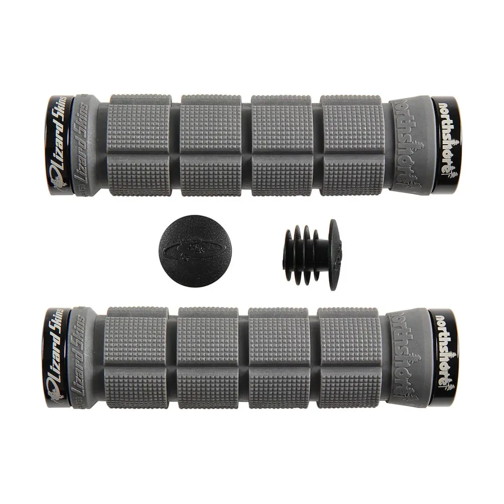 LIZARD SKINS NORTHSHORE Lock-On Handvatten Zwart/Zilver
