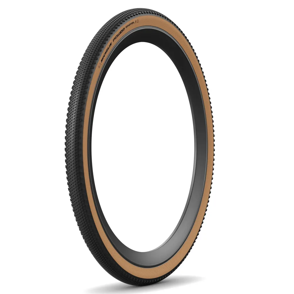 MICHELIN POWER GRAVEL Competition Line 700x35c Tubeless Ready Bruin band