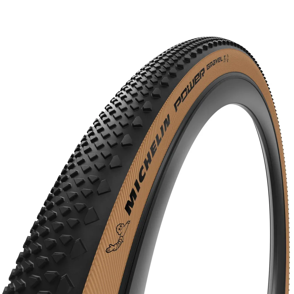 MICHELIN POWER GRAVEL Competition Line 700x47c Tubeless Ready Bruin band