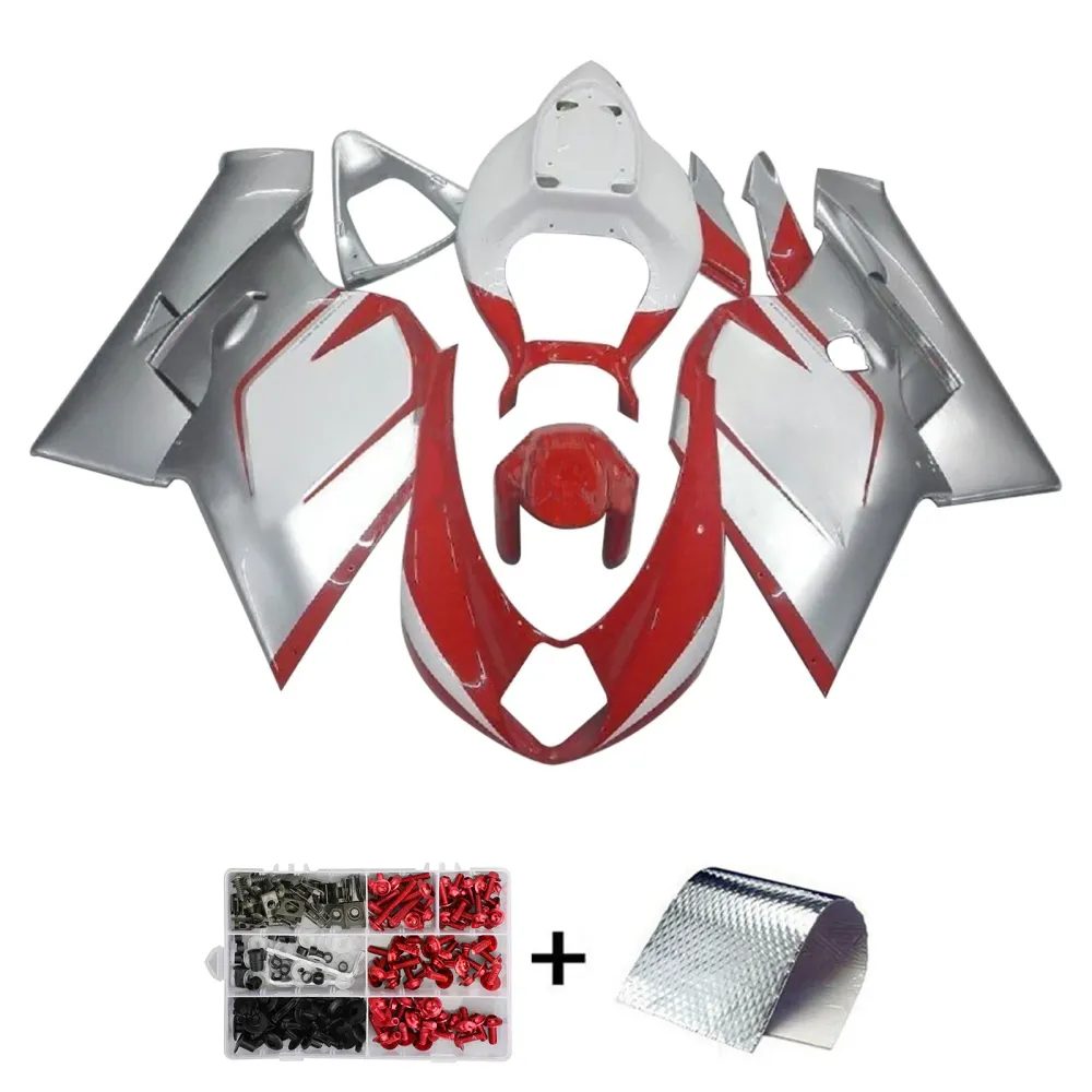 Amotopart 2005-2007 MV Agusta F4 1000 Rood&Szilverkleurige Style3 kuipset