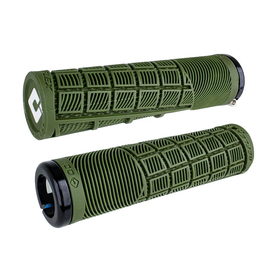 ODI REFLEX XL Lock-on handvatten 135 mm Olijf