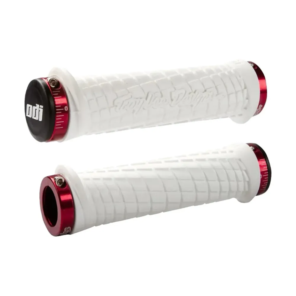 ODI TROY LEE DESIGNS Lock-On 130 mm Handvatten Wit
