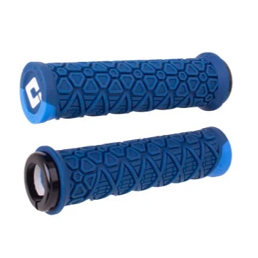 ODI VANQUISH Lock-On handvatten 135 mm Blauw