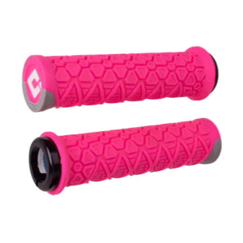 ODI VANQUISH Lock-On handvatten 135 mm Roze