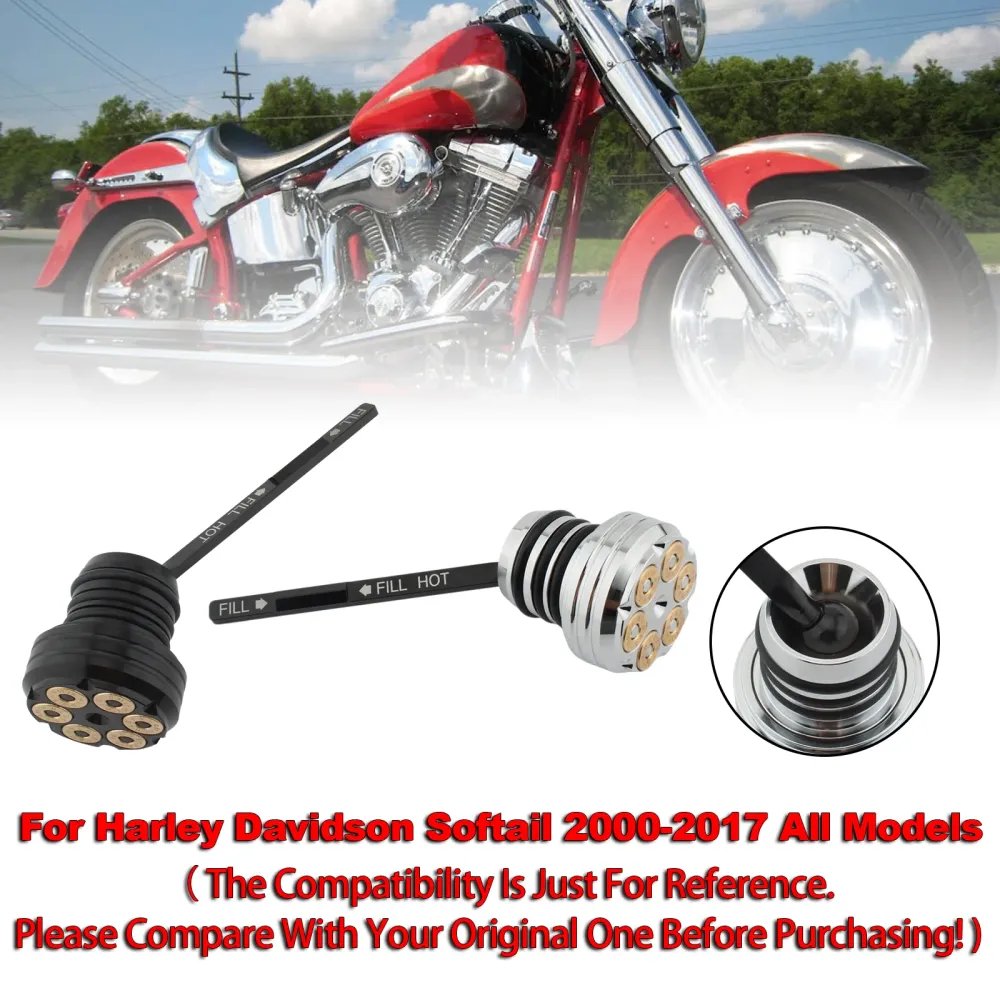 Oliepeilstok tankdop plug voor Softail 2000-2017 alle modellen