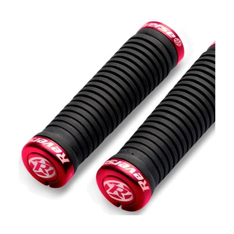 ONDERDELEN TAPER Lock-On handgrepen Ø 34-30mm Zwart/Rood