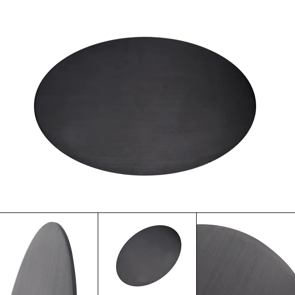 Ovale blanco aluminium kentekenplaat DIY Universeel geschikt voor motorfiets