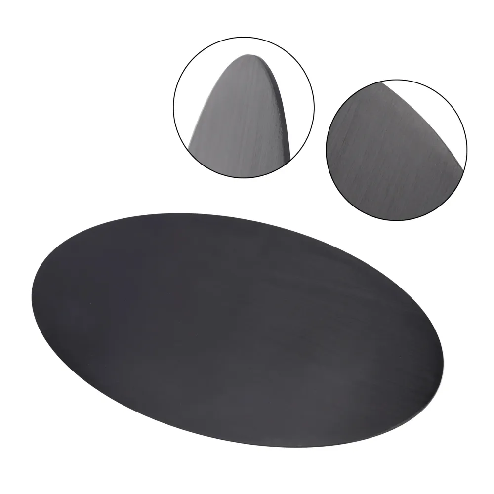 Ovale blanco aluminium kentekenplaat DIY Universeel geschikt voor motorfiets