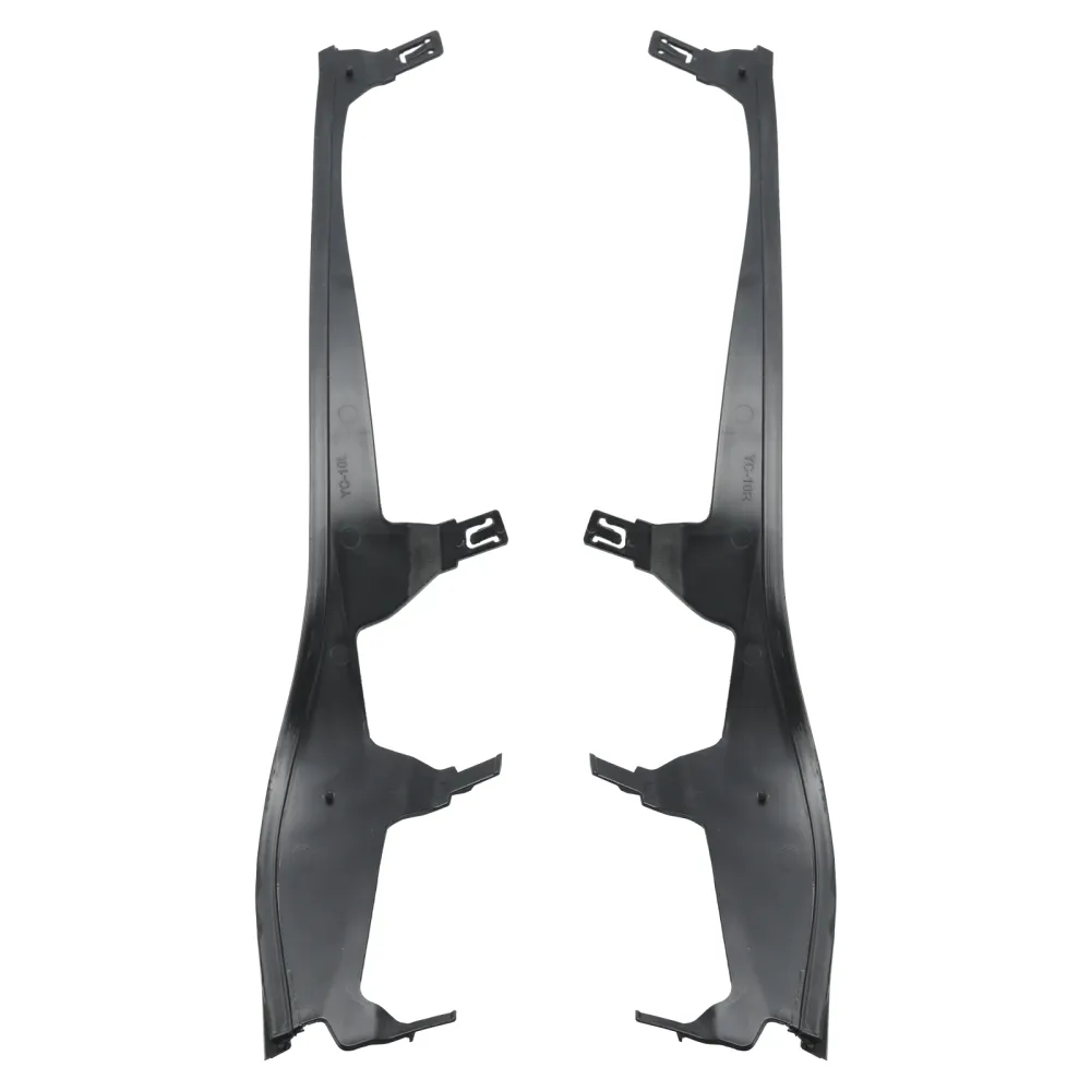 L+R paar bovenste koplampafdekstripset voor BMW 3 E46 COUPE CABRIO LCI