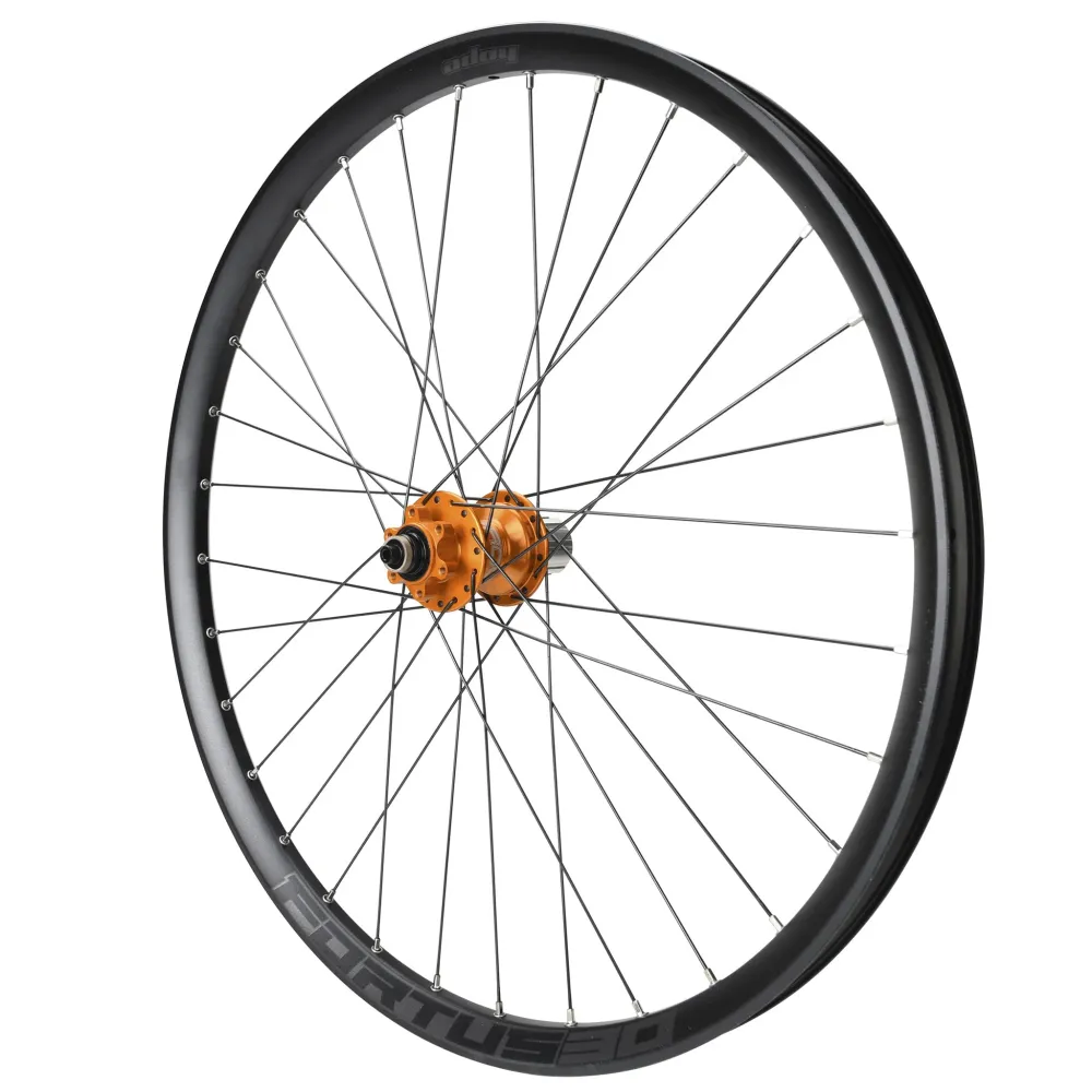Paar HOPE FORTUS 30 W 29" PRO 5 wielen 15X110mm/12x148mm Boost Oranje