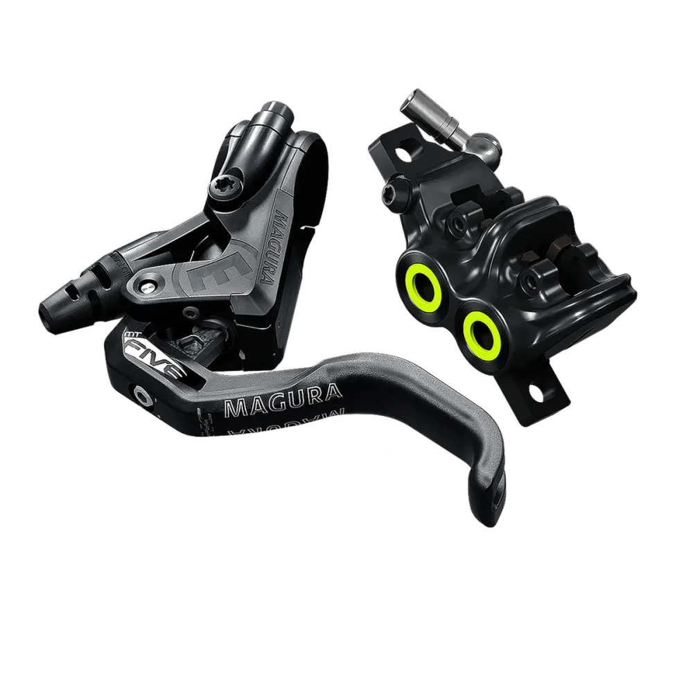 Paar MAGURA MT5 PRO remmen met Storm HC 203/180 mm schijven