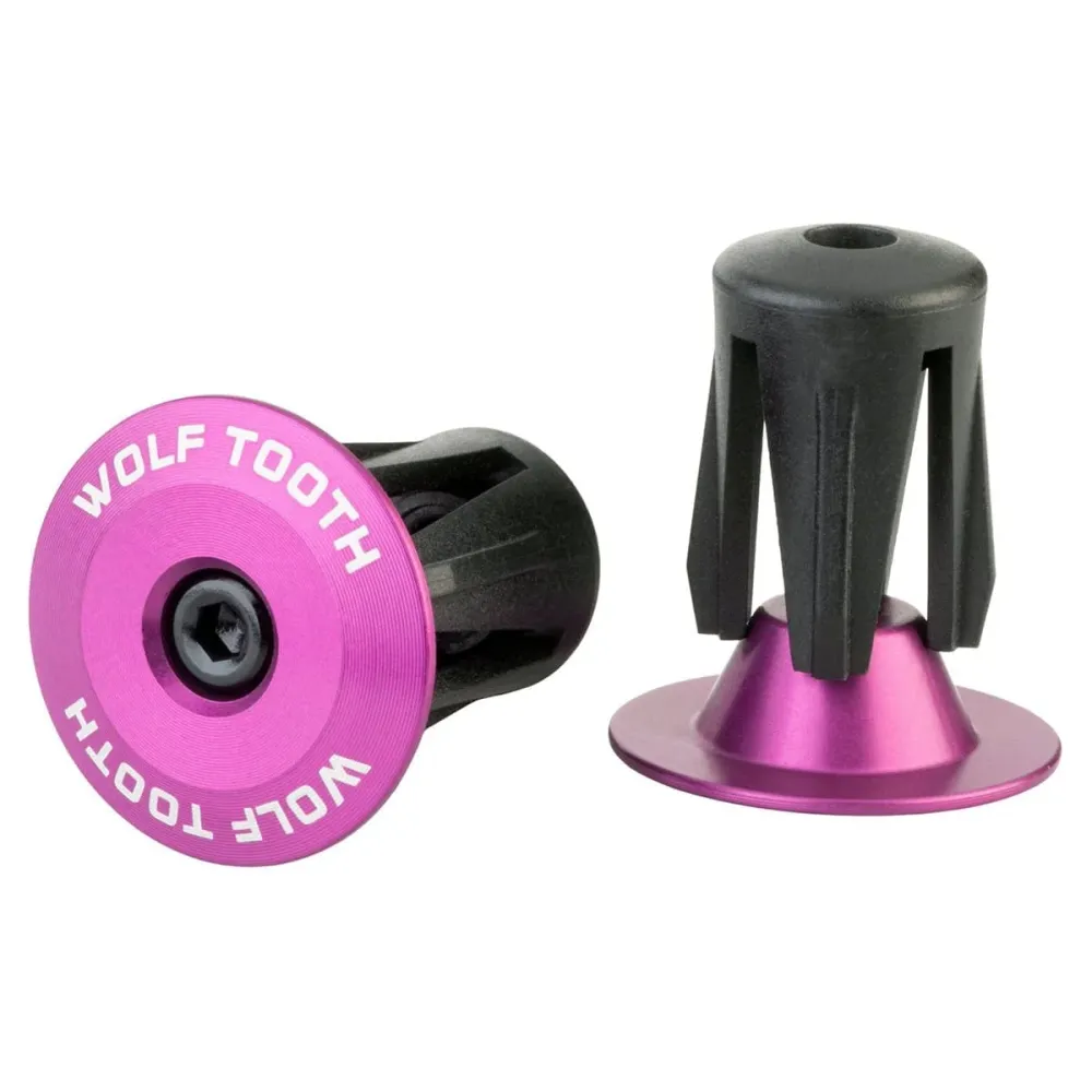 Paar WOLF TOOTH Hanger Caps Geanodiseerd aluminium Paars