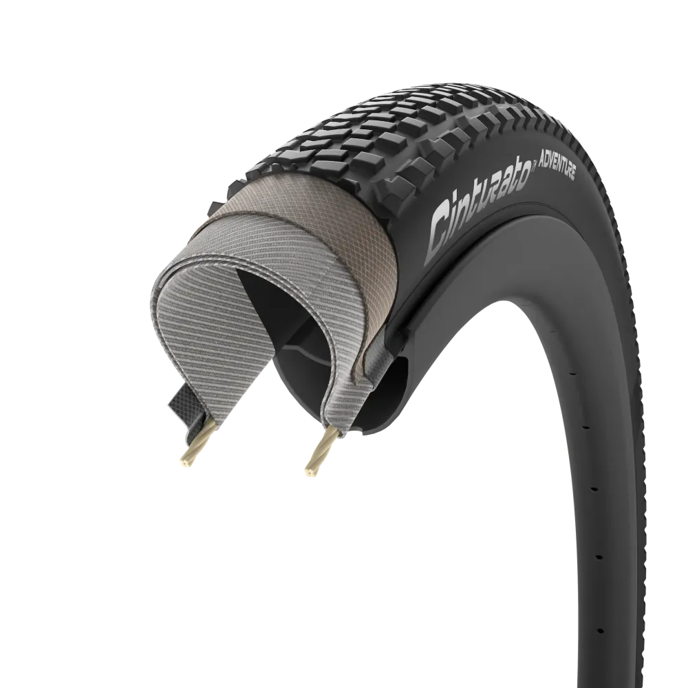 PIRELLI CINTURATO ADVENTURE 700x45c band Tubeless Ready Klassiek beige