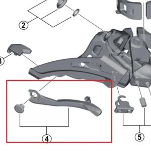 Plaat Derailleur SHIMANO FD-M9025/8025/8020