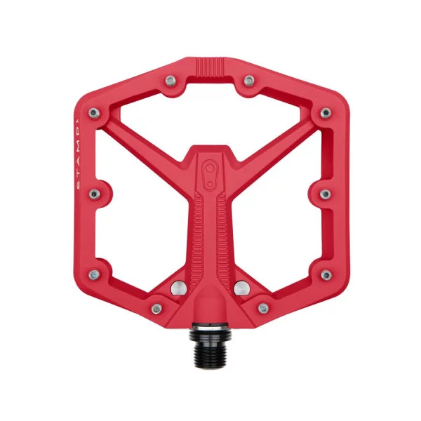 Platte pedalen CRANKBROTHERS STAMP 1 Gen2 Groot Rood