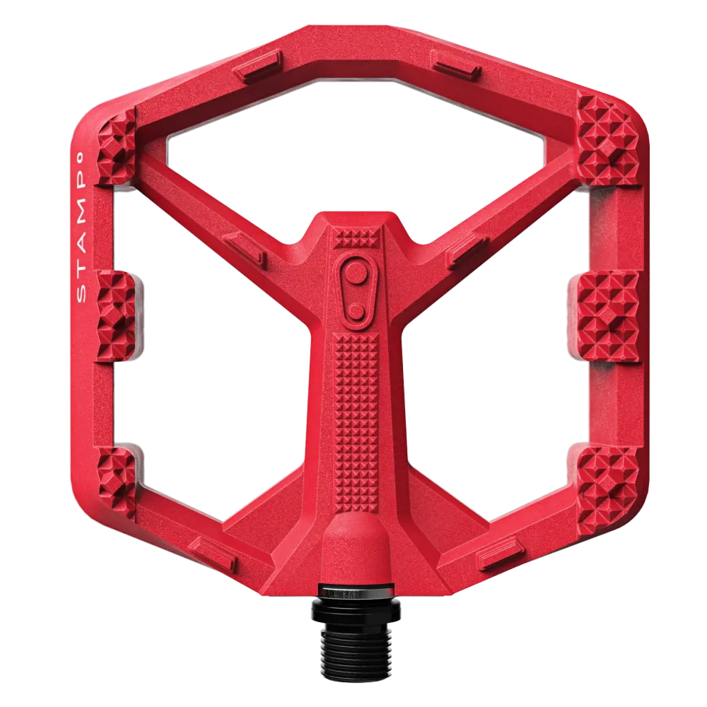 Platte pedalen CRANKBROTHERS STAMP 0 Groot Rood
