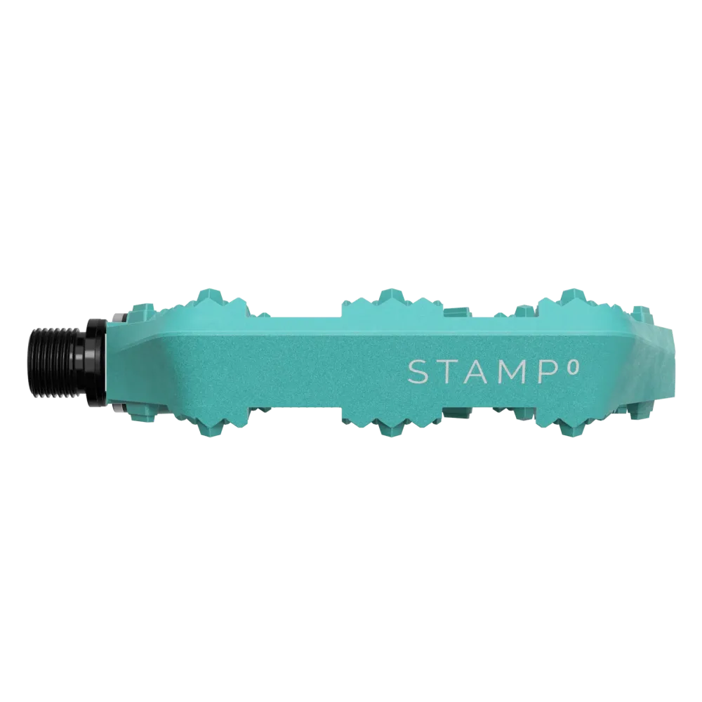 Platte pedalen CRANKBROTHERS STAMP 0 Groot Turquoise