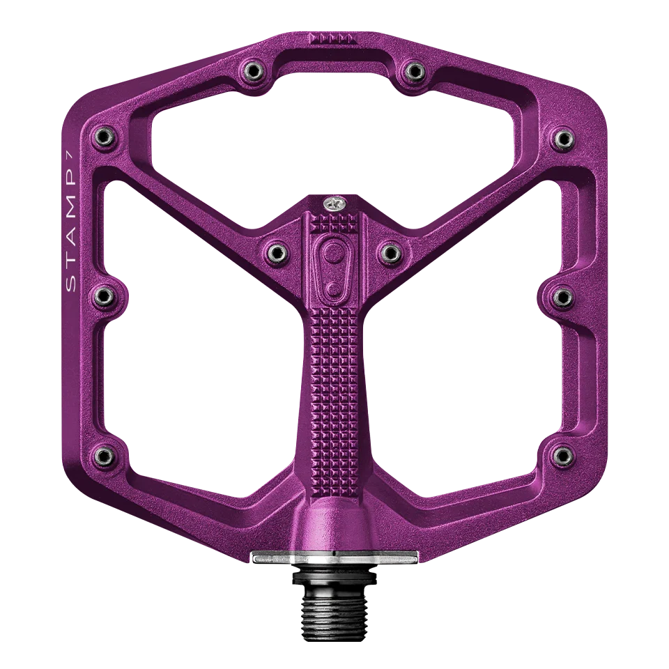 Platte pedalen CRANKBROTHERS STAMP 7 Groot Violet