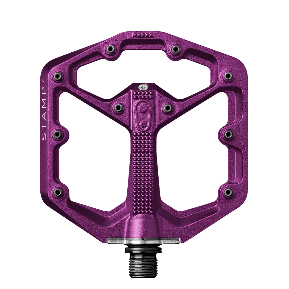 Platte pedalen CRANKBROTHERS STAMP 7 Klein Violet