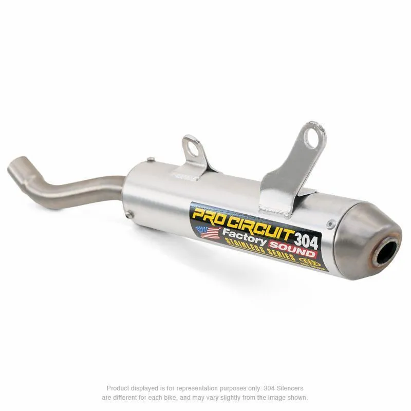 PRO CIRCUIT 304 Demper - Geborsteld aluminium met roestvrijstalen eindkap