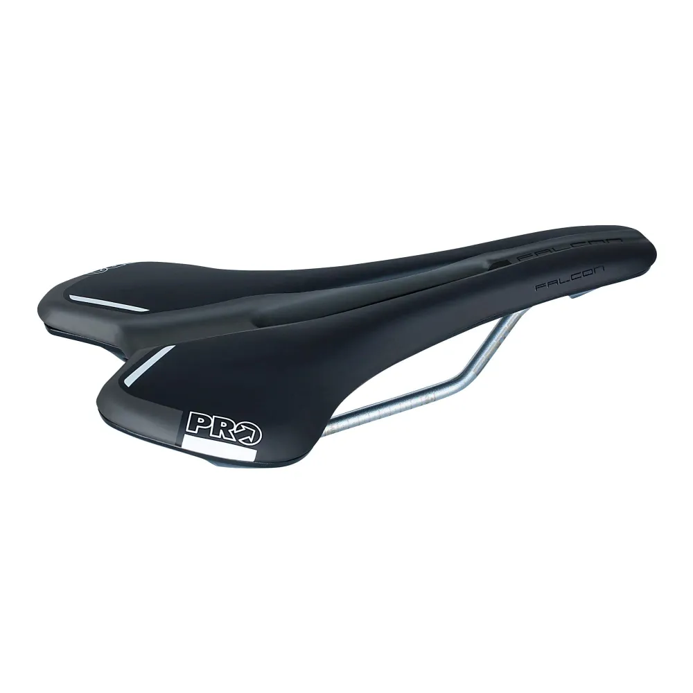 PRO FALCON Zadel 152mm Crmo Rails Zwart