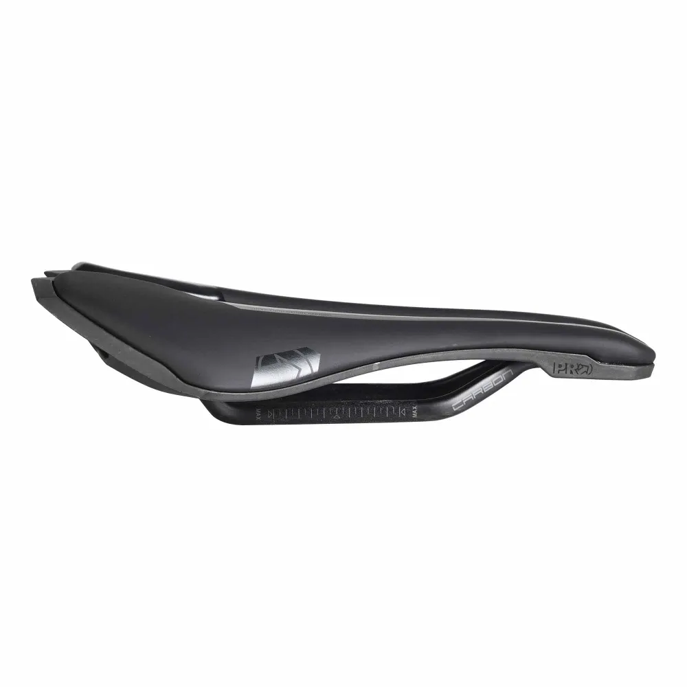 PRO STEALTH TEAM 142mm Carbon Rails Zwart Zadel
