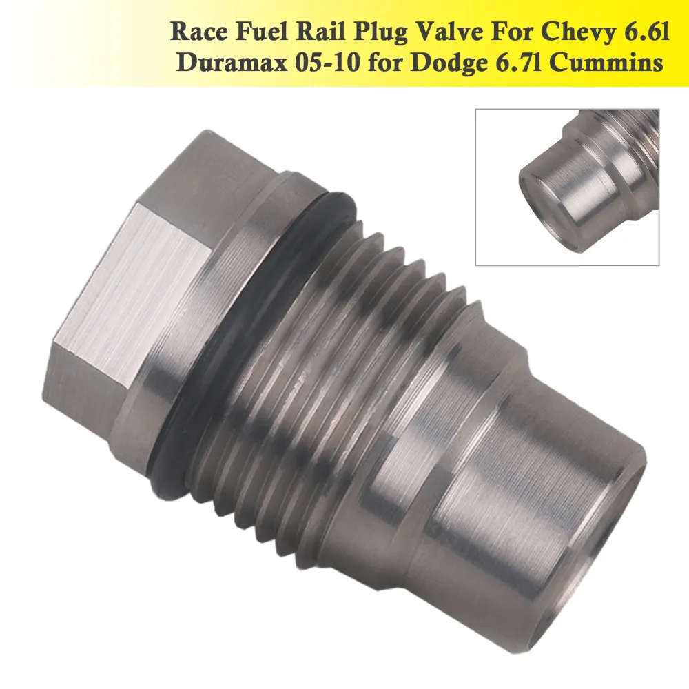Race Brandstofrail Plug Klep Voor Chevy 6.6l Duramax 05-10 voor Dodge 6.7l Cummins