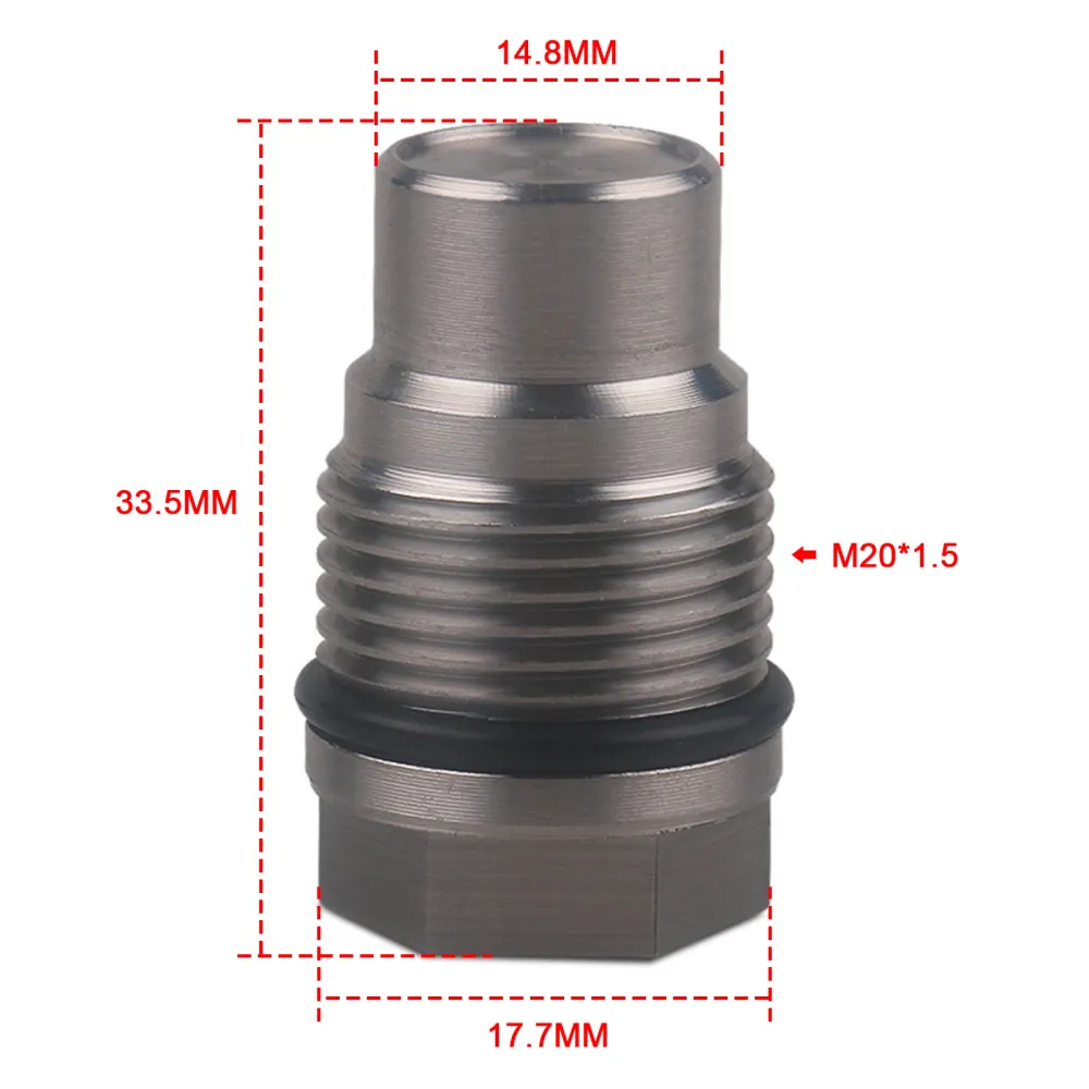 Race Brandstofrail Plug Klep Voor Chevy 6.6l Duramax 05-10 voor Dodge 6.7l Cummins