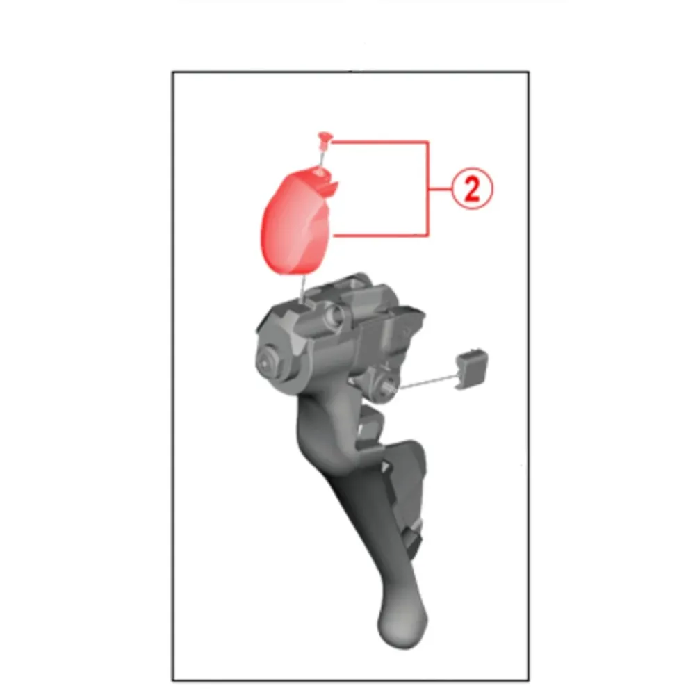 Rechter voorpaneel met schroeven voor SHIMANO ULTEGRA ST-R8000 hendel #Y0DK98030