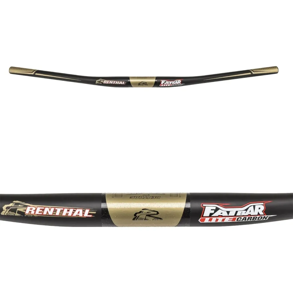 RENTHAL FATBAR LITE Carbon Stijg Flat Hanger 780mm Zwart