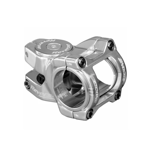 REVERSE COMPONENTS BLACK ONE D-2 Titanium Zilver stuurpen