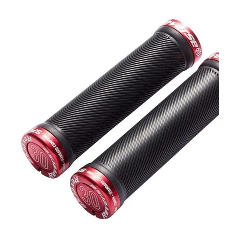 REVERSE COMPONENTS SPIN Lock-On Handvatten Ø 30mm Zwart/Rood