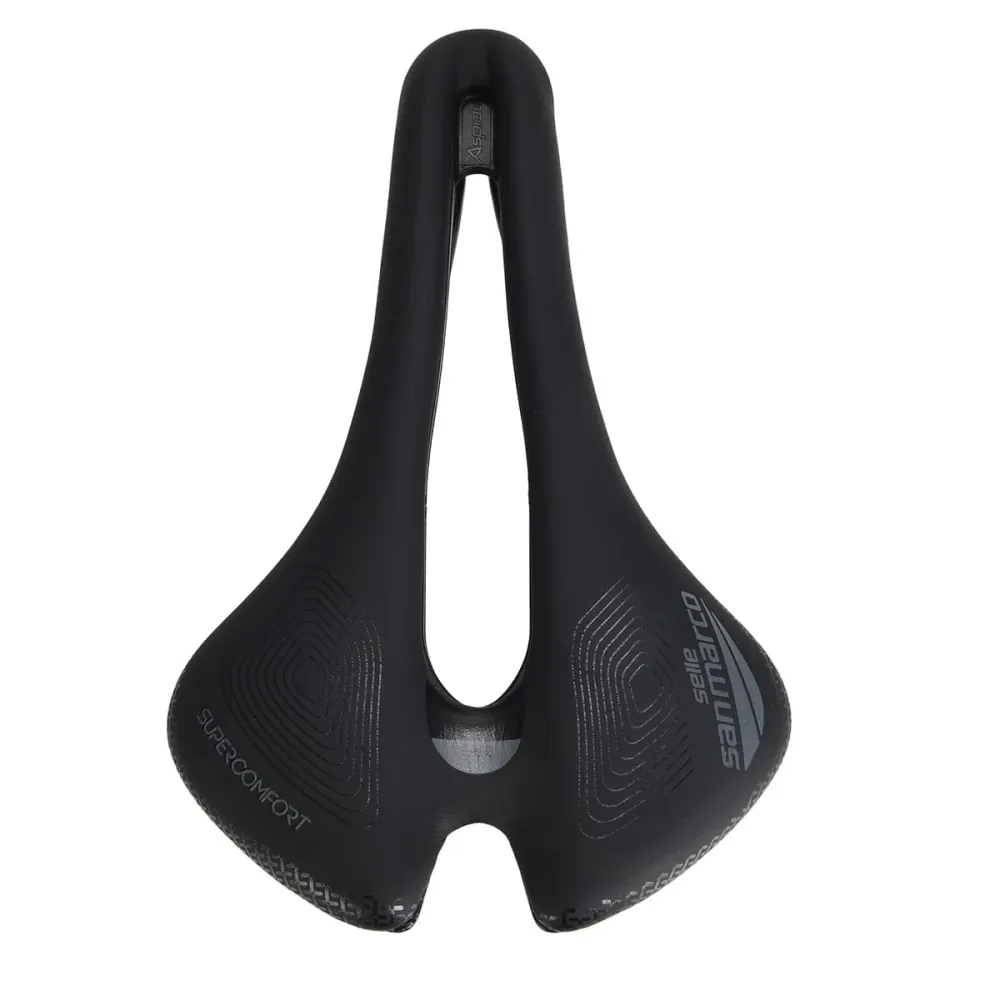 SAN MARCO APSIDE SHORT SUPERCOMFORT OPEN-FIT RACING SADDLE 149mm Mangaan rails