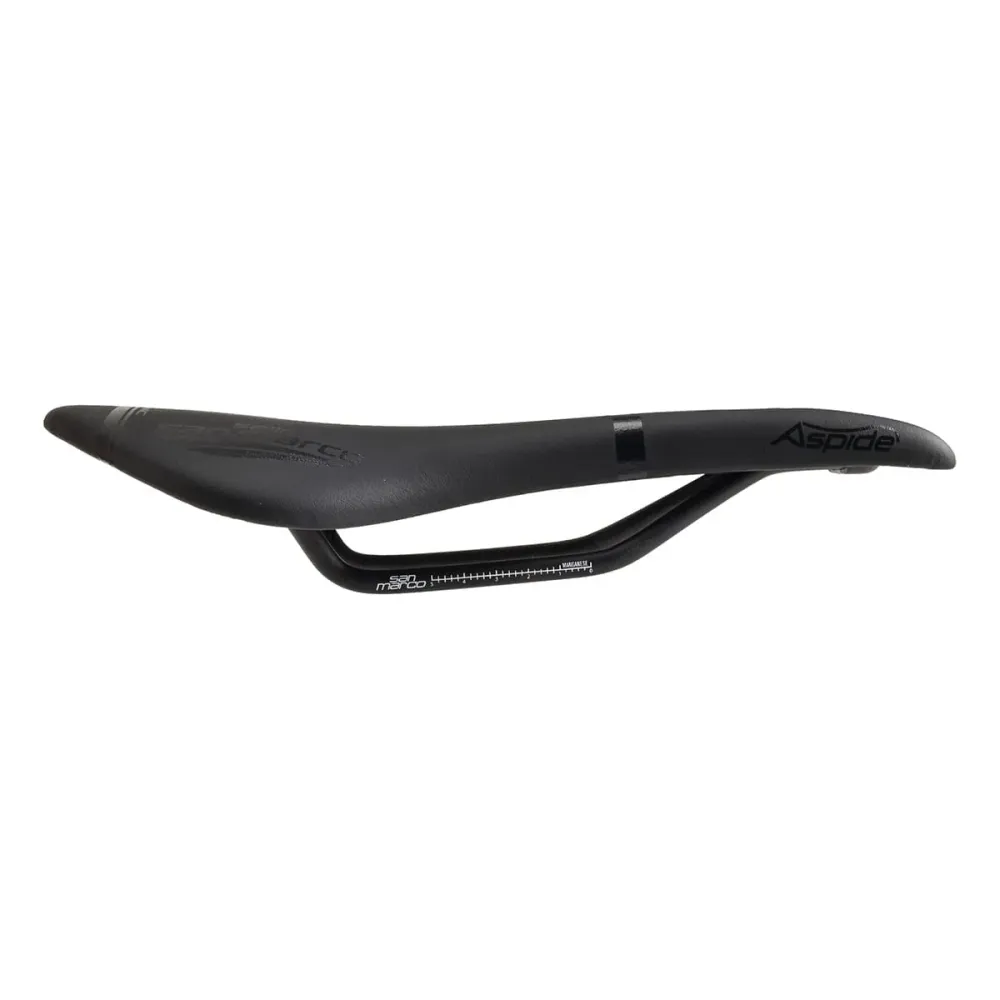 SAN MARCO ASPIDE DYNAMIC OPEN FIT WIDE Rails Zadel Mangaan Zwart