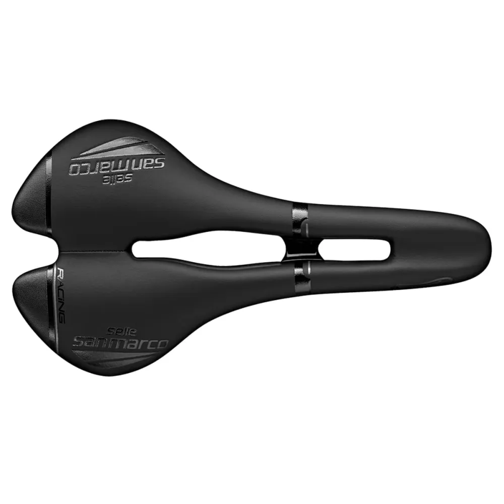 SAN MARCO ASPIDE RACING OPEN FIT NARROW Rails Xsilite Zadel Zwart