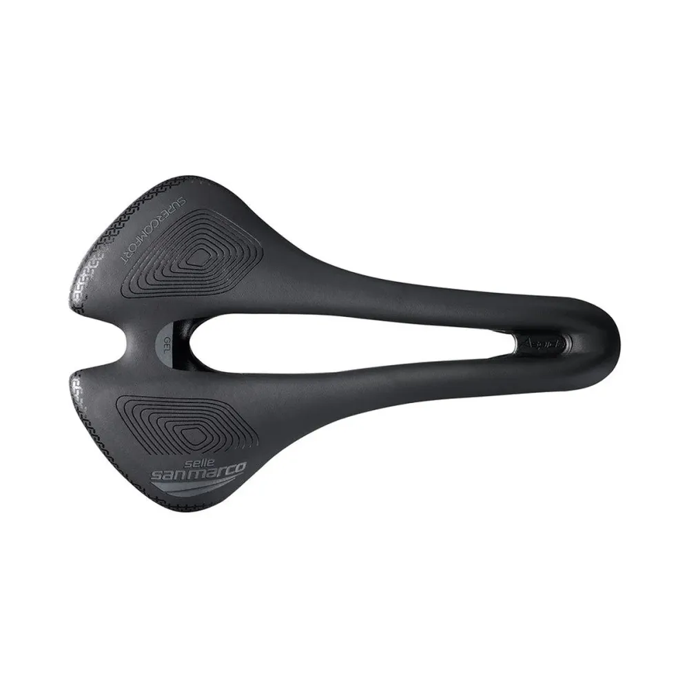 SAN MARCO SHORTFIT 2.0 SUPERCOMFORT OPEN-FIT RACING L3 zadel 155mm breedte Xsilite stalen rails