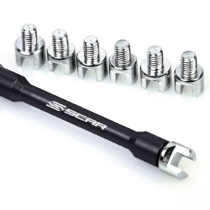 SCAR spaaksleutelset zwart