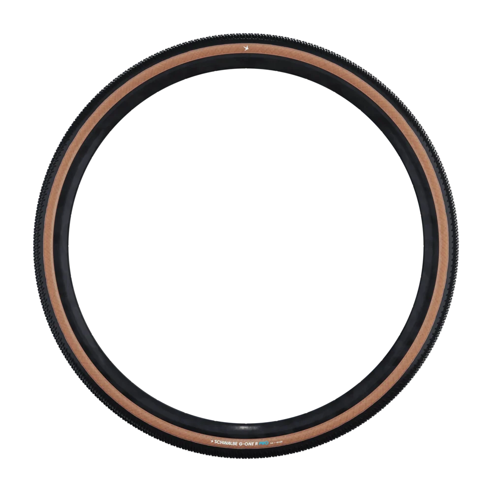 SCHWALBE G-ONE R PRO ADDIX Race Super Race V-Guard 700x45C Tubeless Ready Beige band