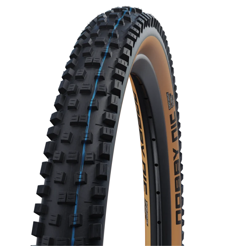 SCHWALBE NOBBY NIC 29x2.40 ADDIX SPEEDGRIP SUPERGROUND Tubeless Ready Zachte Zwarte/Bruine band
