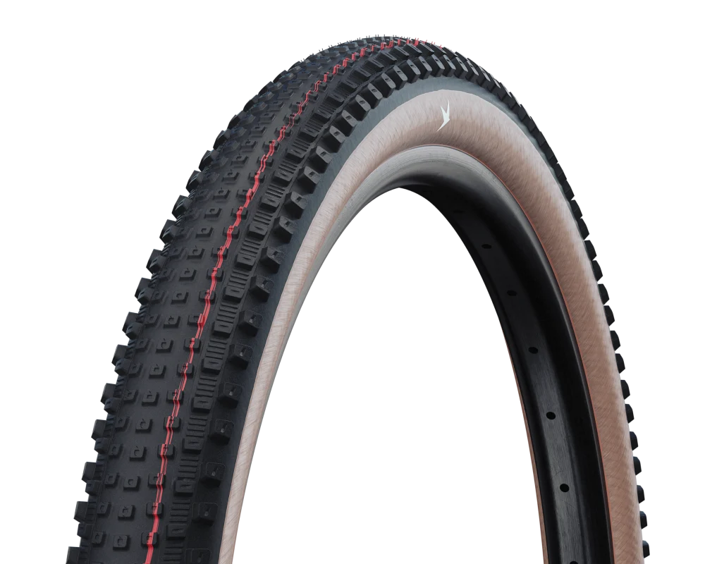 SCHWALBE RICK XC PRO 29x2.40 ADDIX SPEED Tubeless Ready Zacht Bruin band