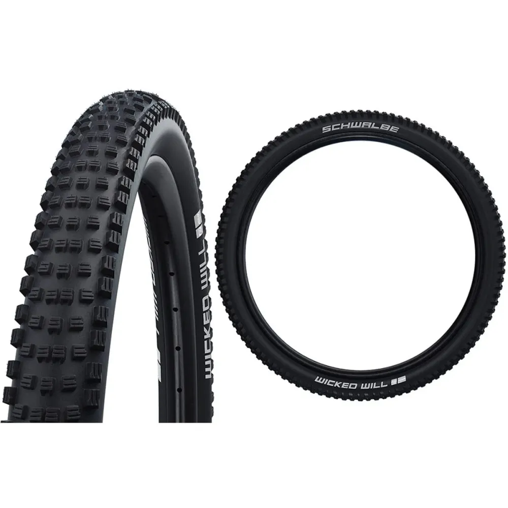 SCHWALBE WICKED WILL 29x2.25 ADDIX PERFORMANCE TwinSkin Tubeless Ready Zacht Zwarte band