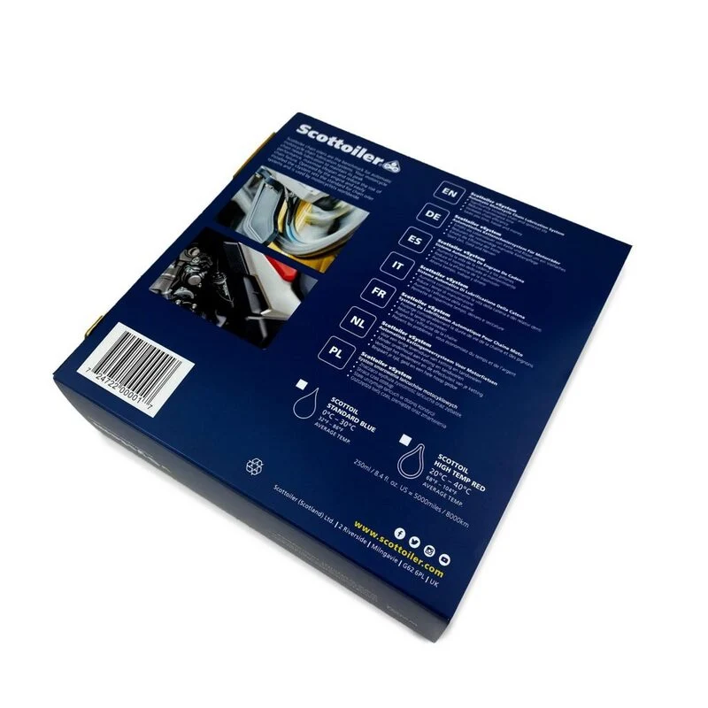 SCOTTOILER vSystem Kettingsmeersysteem Universal Edition + High Temp Red smeermiddel