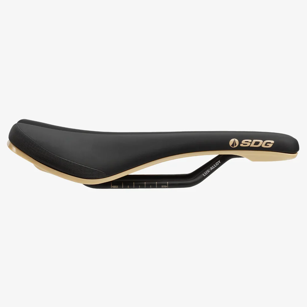 SDG BEL-AIR V3 Rails Lux Lichtmetalen zadel Zwart/Beige